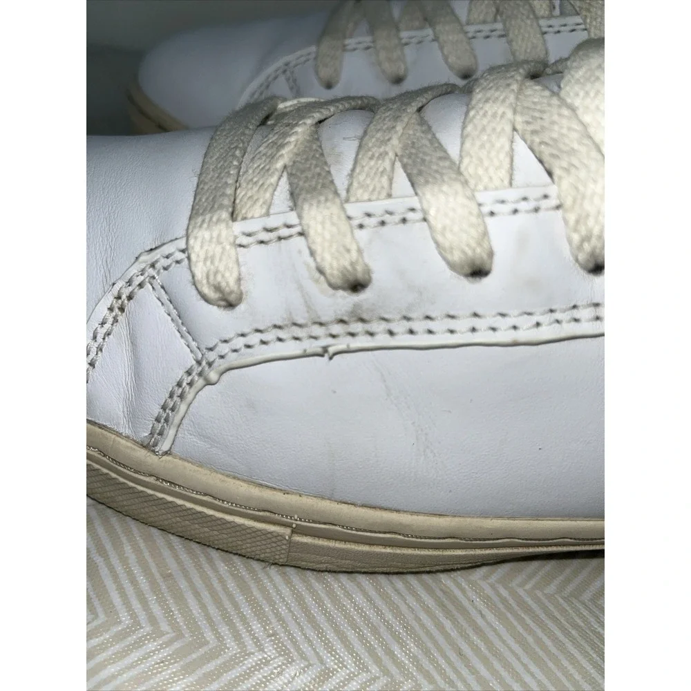 True Linkswear TL-01 Spikeless Mens Golf Shoes White Leather Sz 8.5 All‎ Weather